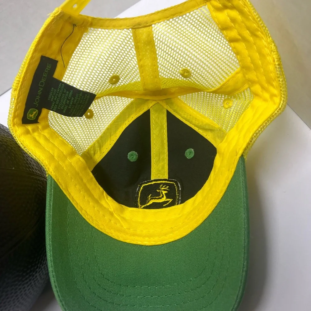 John Deere Green and Yellow Cap toddler‎